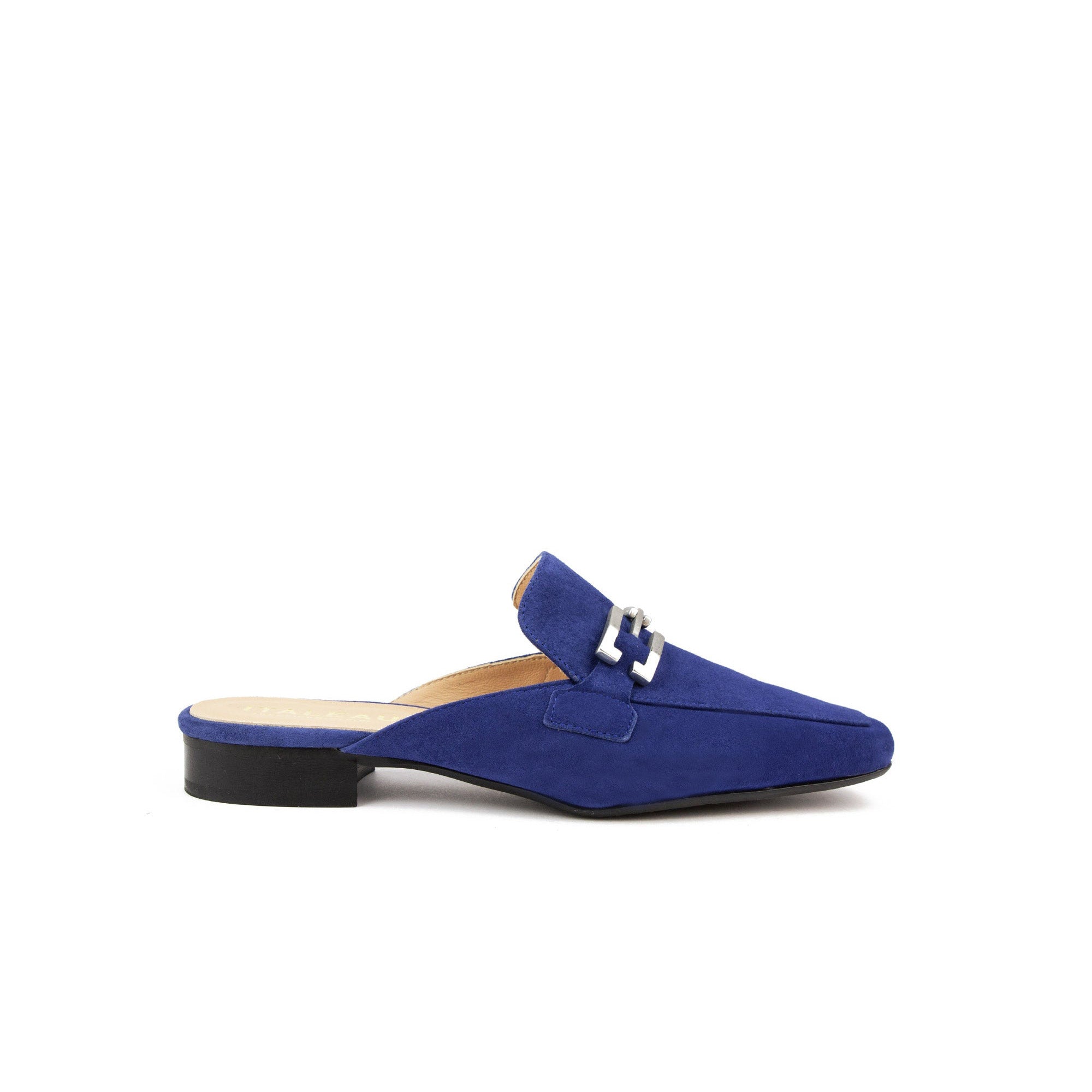 blue mules shoes