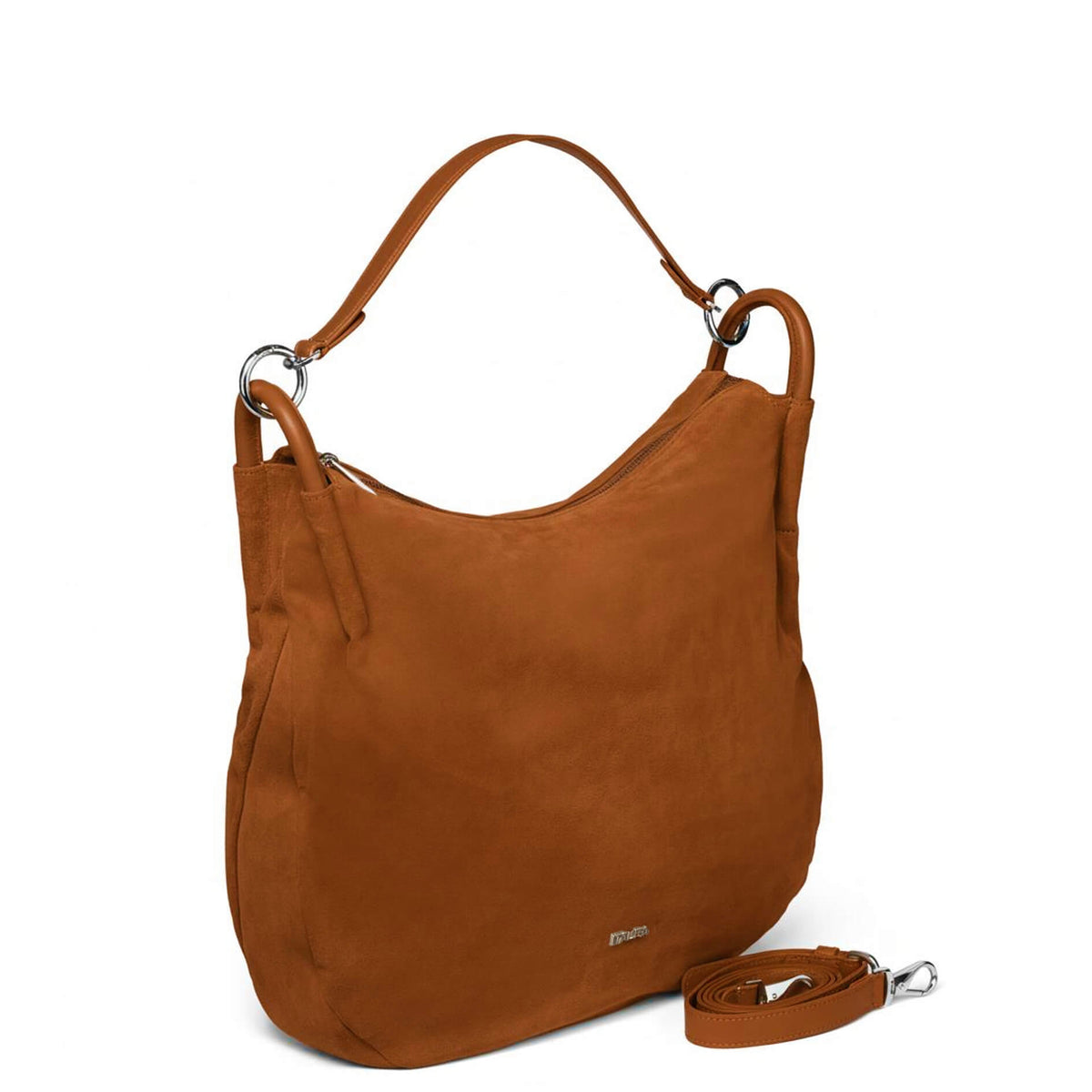 Ornella Shoulder Bag Tabacco Suede