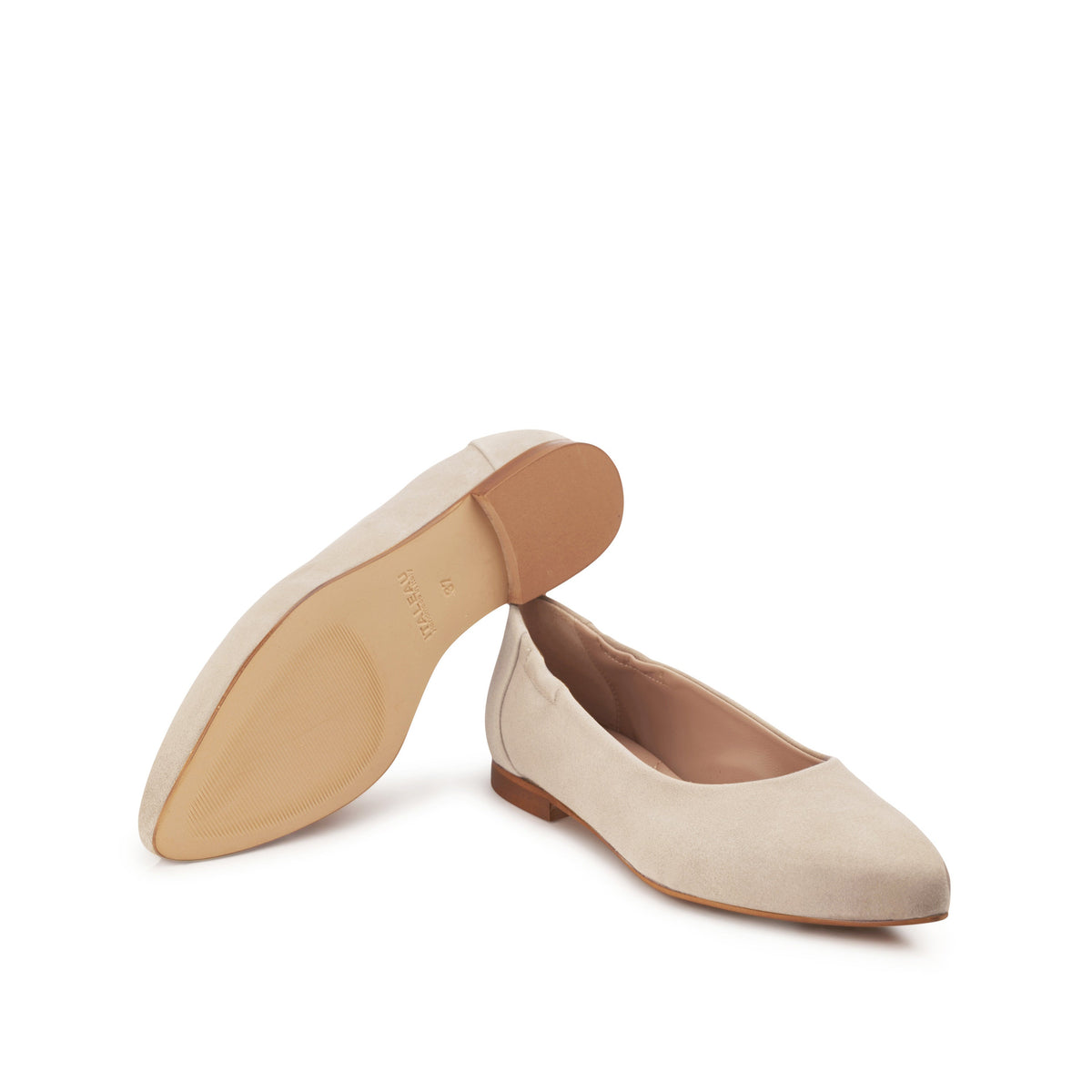 Mara Suede Ballet Flat Extended Sizes