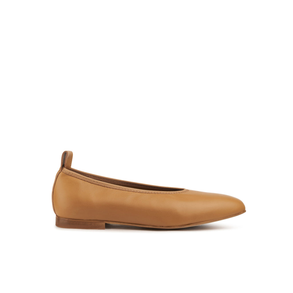 靴 TODAYFUL Softleather Ballet Shoes 靴 TODAYFUL Softleather Ballet Shoes Khaki Lace Up Ballet