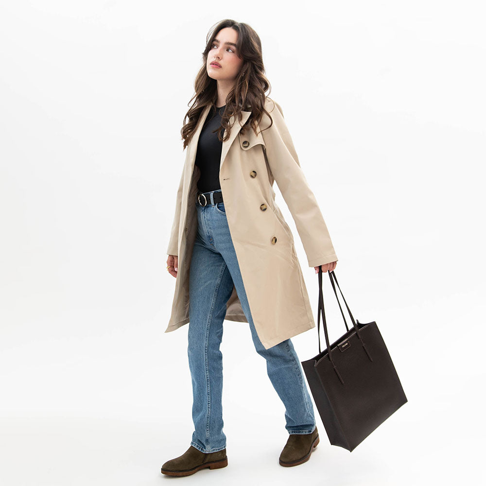 Olimpia Tote Dark Brown
