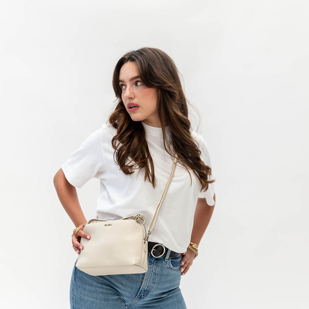 Olivia Satchel Latte