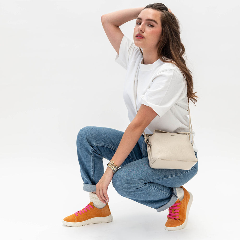 Olivia Satchel Latte