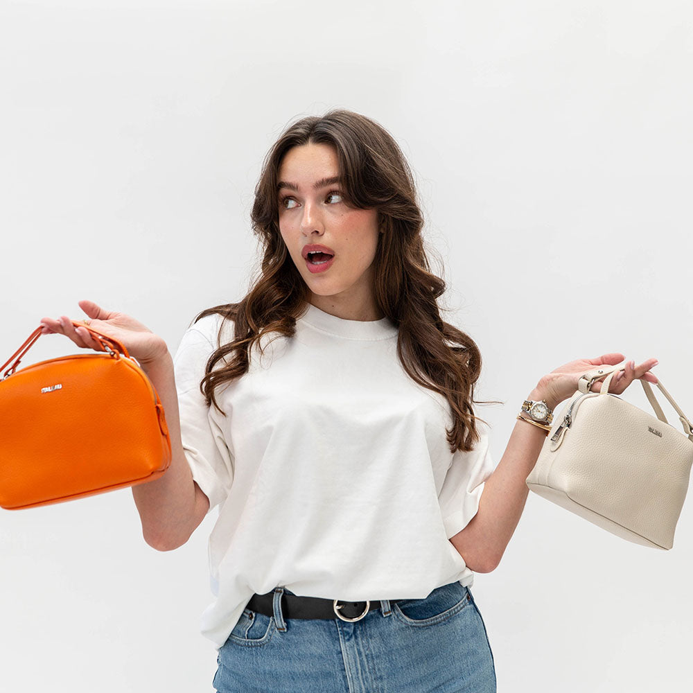 Olivia Satchel Latte