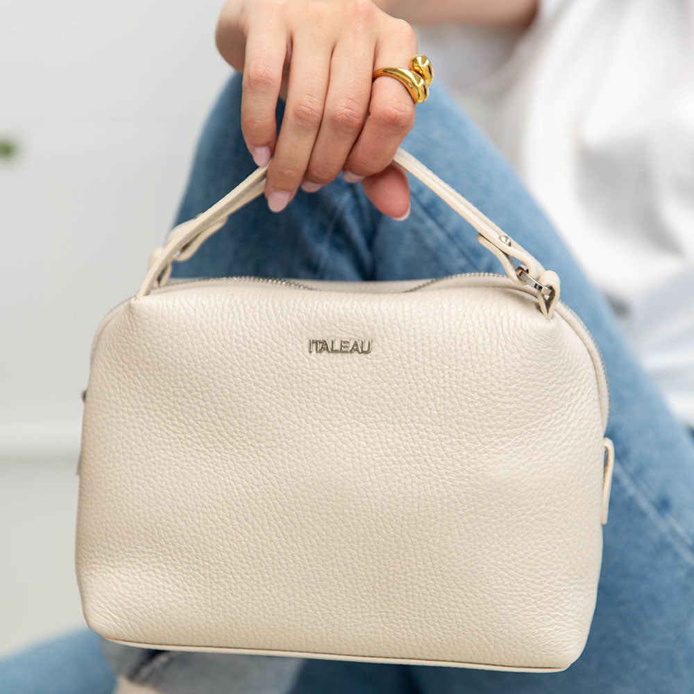 Olivia Satchel Latte