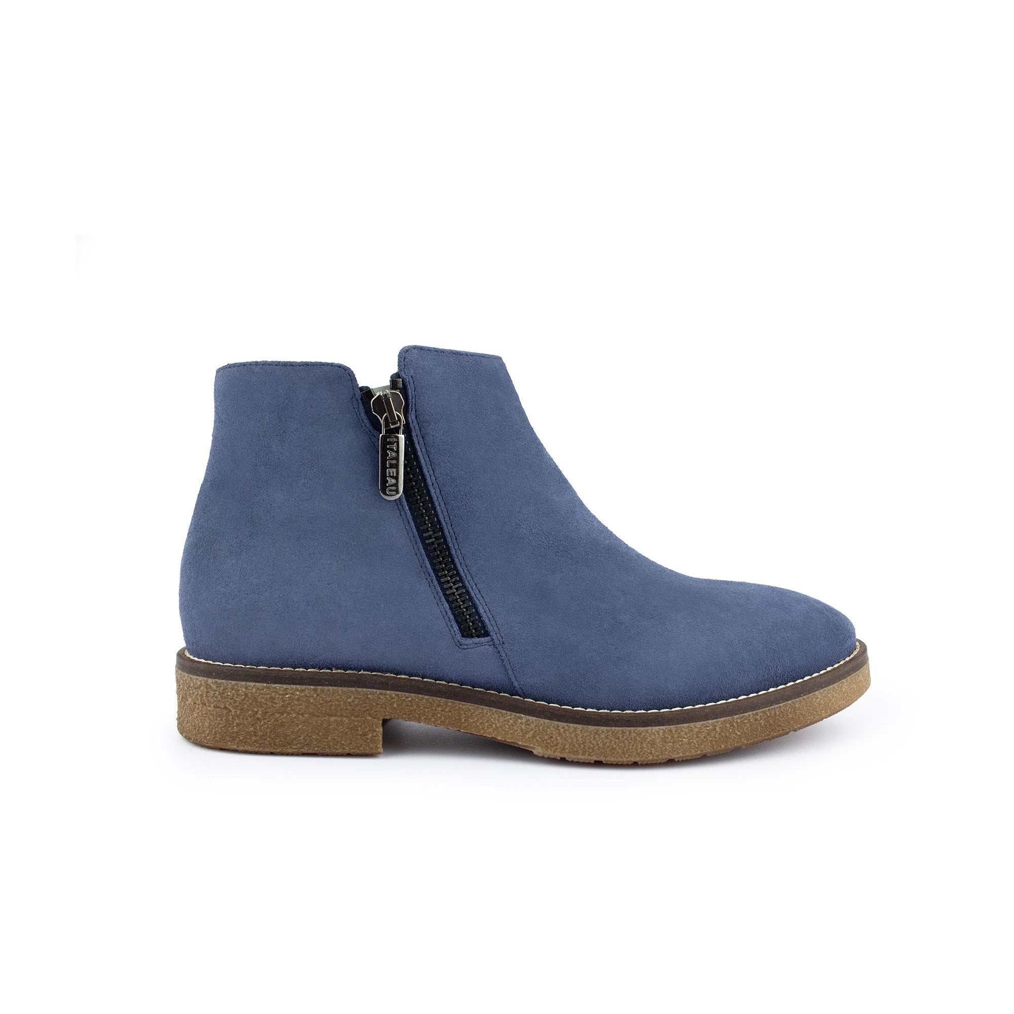 Italeau Ankle Booties Foliana Booties Mare Blue Made in Italy