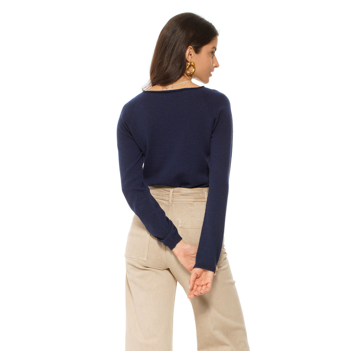 Women's Ultralight Cashmere Raglan Crew Neck Sweater