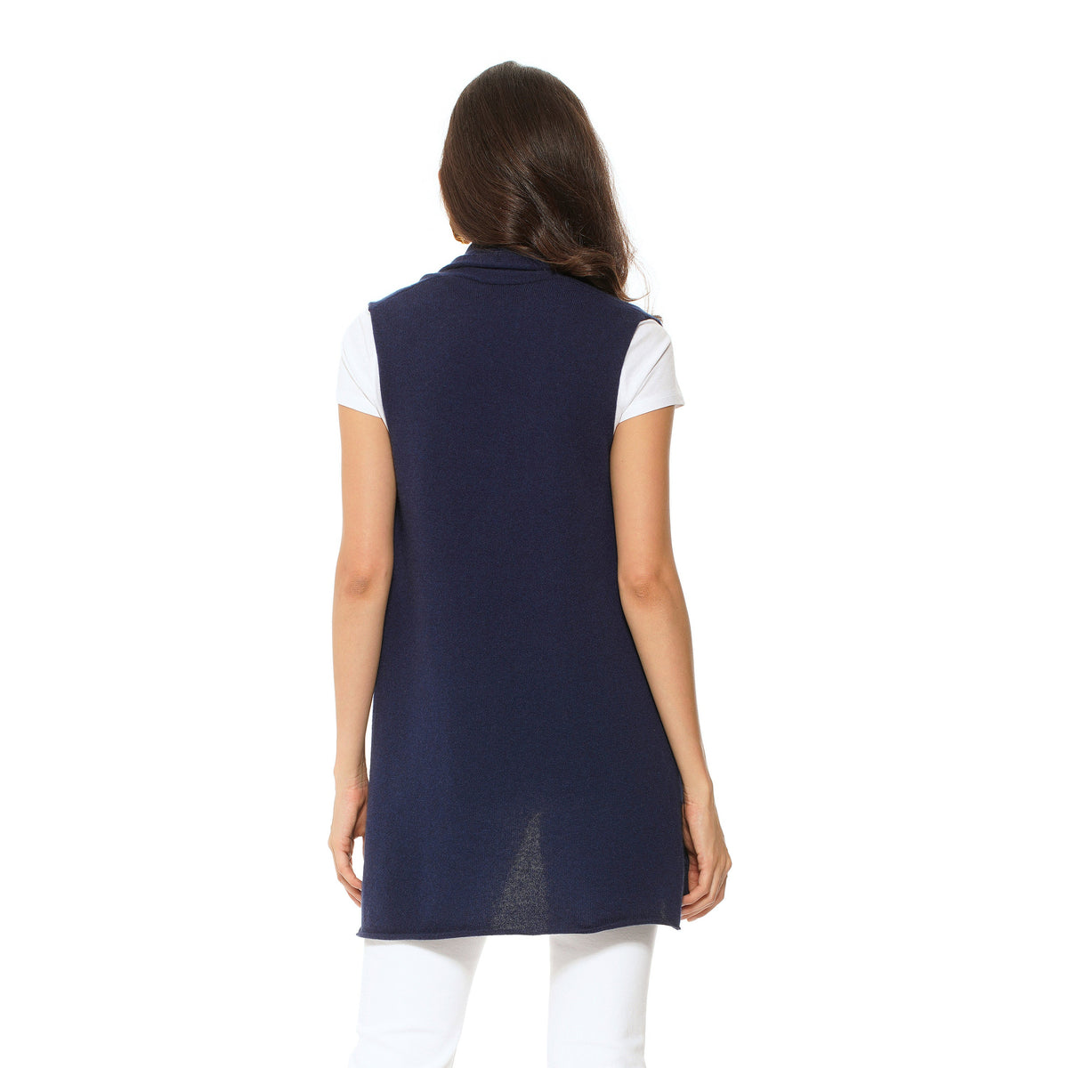 Women's Pure Cashmere Sleeveless Cardigan