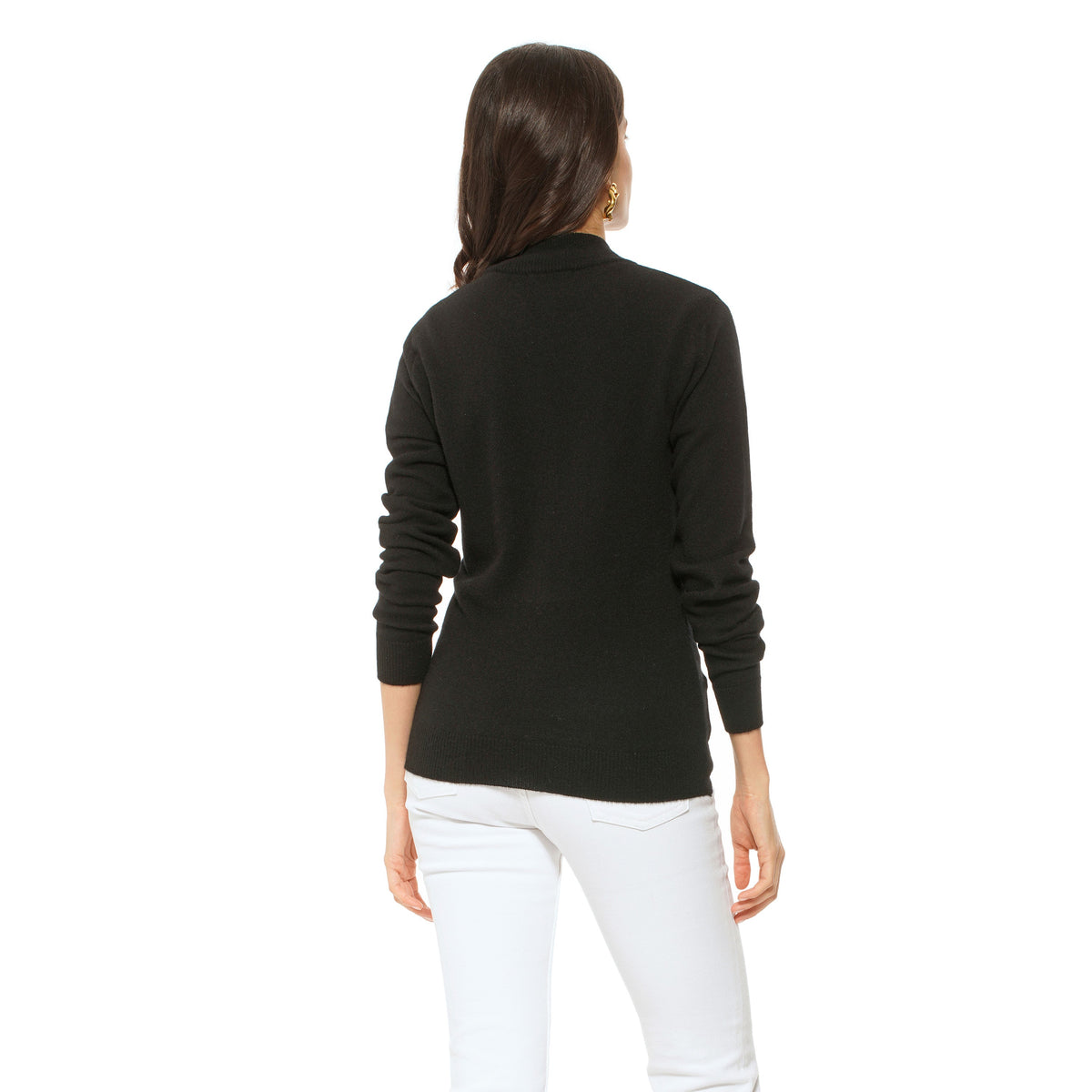 Women's Cashmere Zip Cardigan