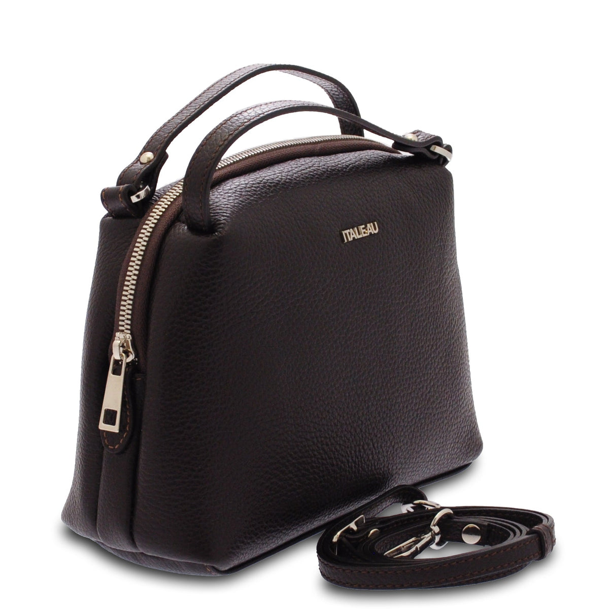 Olivia Satchel Dark Brown