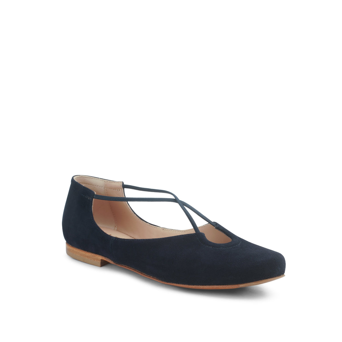 Bria Flexlite Flats Darkest Blue