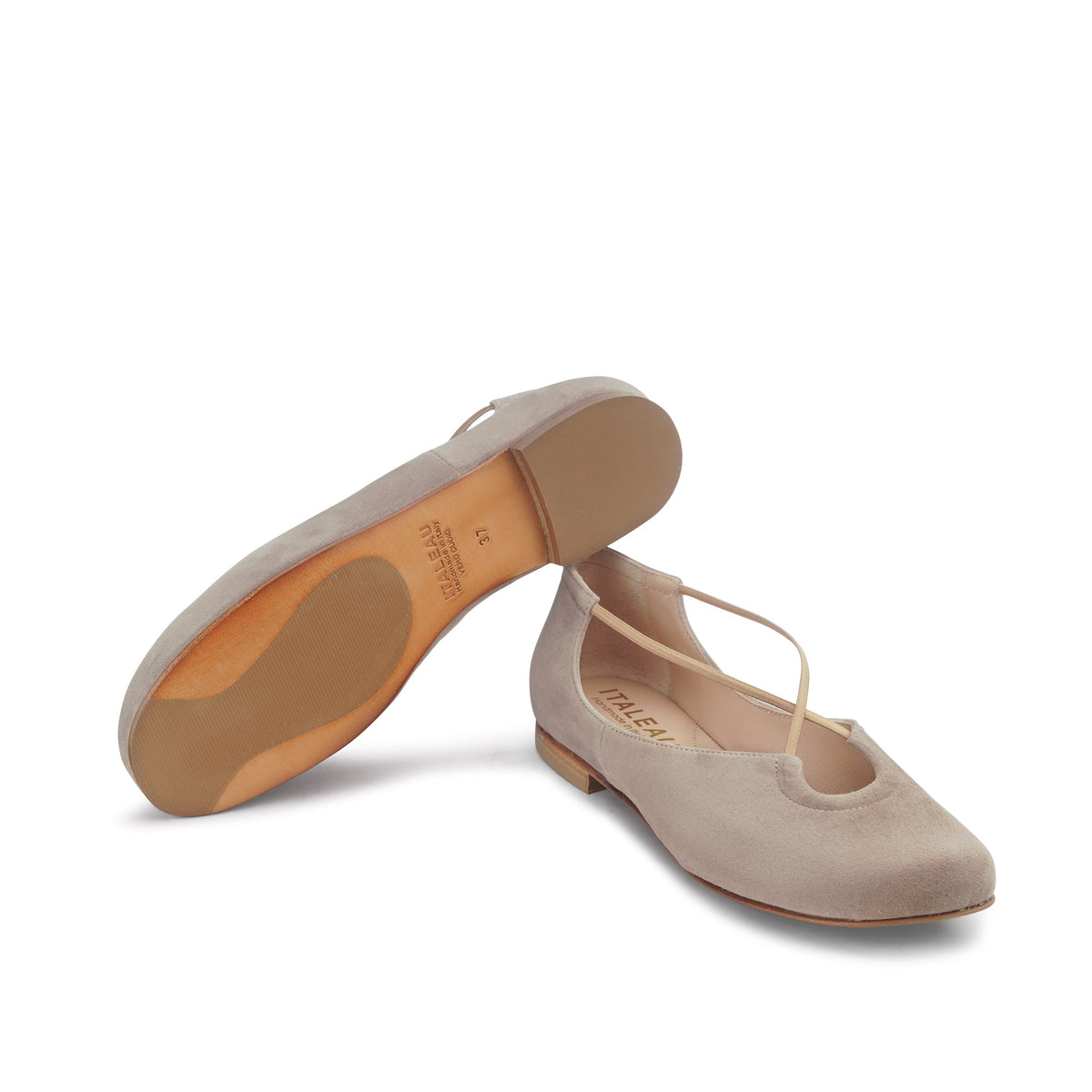 Bria Flexlite Flats Taupe