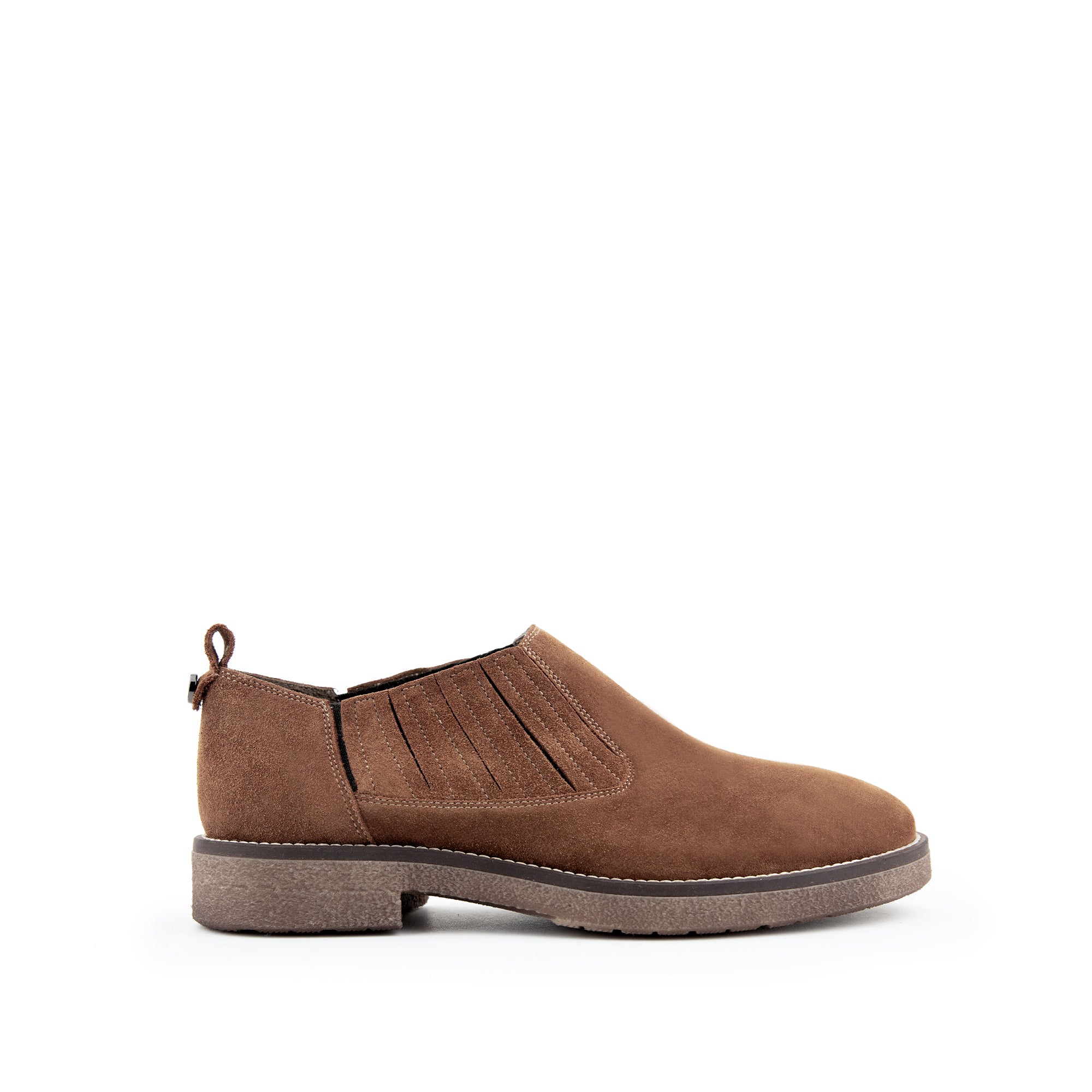 Women's cognac 2024 suede booties