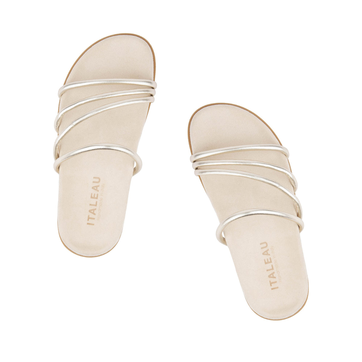 Italeau Milena slides are comfortable, stylish and handmade in Italy